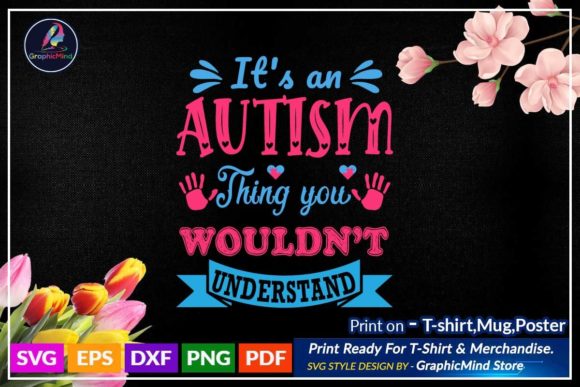 Autism Crafts T Shirt Design Sublimatio