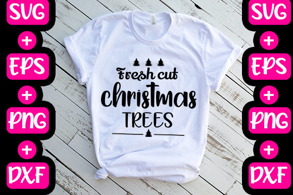 Christmas Fresh Cut Christmas Trees Graphics