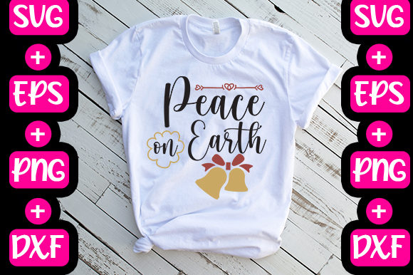 Christmas Peace on Earth Graphics & T-Shirt Designs Review