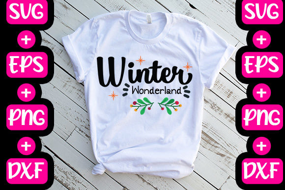 Christmas Winter Wonderland Graphics & T-Shirt Designs