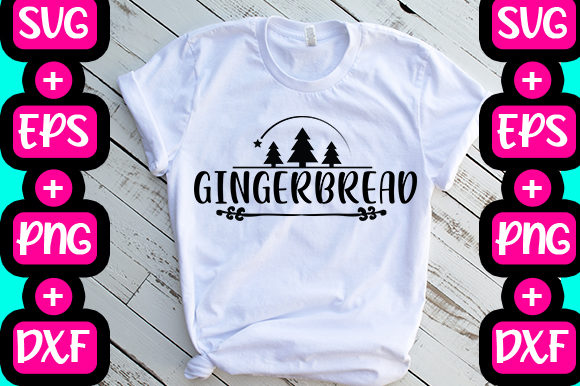 Gingerbread Graphics for T-Shirt Designs