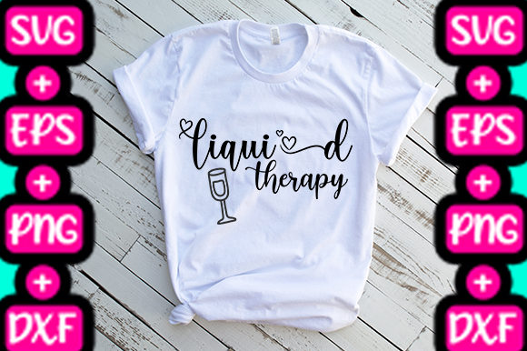 MOM LIQUID THERAPY Graphics & T-Shirt Designs