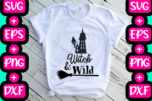 Witchy Wild Graphics for T-Shirt Designs